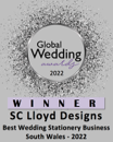 GLOBAL WEDDING AWARDS - WINNER !